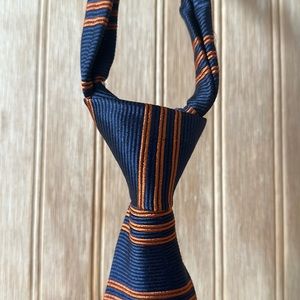 Tommy Hilfiger - Navy Blue and Orange Tie